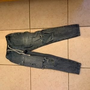 Two pairs of jeans